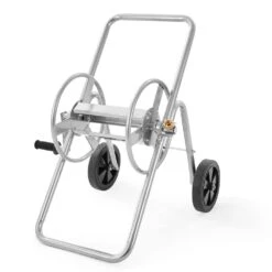 Hose Reel Cart Hold Up To 175 Ft. Of 5/8 In. Hose (Hose Not Included), Garden Water Hose Carts Mobile Tools With Wheels