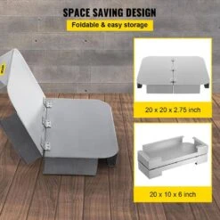Fire Pit Heat Shield 26 X 26 In. High Temp Aluminum Fire Pit Heat Deflector For Grass Lawn Guard Fire Pit Mat, Square 14 Fire Pit Heat Shield 26 X 26 In. High Temp Aluminum Fire Pit Heat Deflector For Grass Lawn Guard Fire Pit Mat, Square -Vevor silver vevor outdoor fireplaces skhpdzycl2626sa1ev0 44 1000