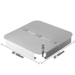 Fire Pit Heat Shield 26 X 26 In. High Temp Aluminum Fire Pit Heat Deflector For Grass Lawn Guard Fire Pit Mat, Square 16 Fire Pit Heat Shield 26 X 26 In. High Temp Aluminum Fire Pit Heat Deflector For Grass Lawn Guard Fire Pit Mat, Square -Vevor silver vevor outdoor fireplaces skhpdzycl2626sa1ev0 76 1000