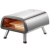 Electric Pizza Oven 12 In. Countertop Outdoor Pizza Oven Stainless Steel Pizza Maker With Pizza Stone And Spatula