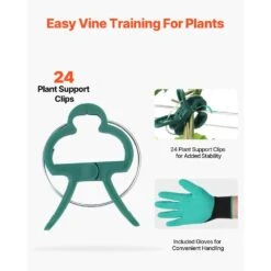 Cucumber Trellis For Climbing Plants 35 In. X 55 In. Foldable Cucumber Trellis Set With Plant Clips Outdoor 2025 Upgrade -Vevor sliver vevor tomato cages hgpjtxczaxj3jgfluv0 44 1000