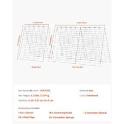 Cucumber Trellis For Climbing Plants 35 In. X 55 In. Foldable Cucumber Trellis Set With Plant Clips Outdoor 2025 Upgrade -Vevor sliver vevor tomato cages hgpjtxczaxj3jgfluv0 76 1000