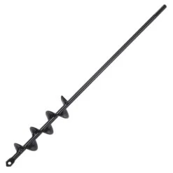 Auger Drill Bit For Planting 1.6 In. X 16.5 In. Garden Auger Drill Bit Spiral Drill Bit