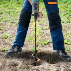 Auger Drill Bit For Planting 3 In. X 24 In. Garden Auger Drill Bit Spiral Drill Bit For Bulbs Planting And Holes Digging 17 Auger Drill Bit For Planting 3 In. X 24 In. Garden Auger Drill Bit Spiral Drill Bit For Bulbs Planting And Holes Digging -Vevor specialty garden tools lxzths3inch2kpxksv0 31 1000