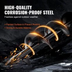 Auger Drill Bit For Planting 3 In. X 24 In. Garden Auger Drill Bit Spiral Drill Bit For Bulbs Planting And Holes Digging 12 Auger Drill Bit For Planting 3 In. X 24 In. Garden Auger Drill Bit Spiral Drill Bit For Bulbs Planting And Holes Digging -Vevor specialty garden tools lxzths3inch2kpxksv0 4f 1000