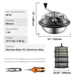 Leaf Bowl Trimmer 16 In. Trimmer Bowl Manual Bud Trimmer With Stainless-Steel Blades Reaper Cutter For Twisted Spin Cut -Vevor specialty garden tools sdscj16inchpioobov0 76 1000