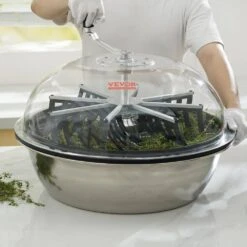 Leaf Bowl Trimmer 24 In. Trimmer Bowl Manual Bud Trimmer With Stainless-Steel Blades Cutting Leaves Buds Flowers, Sliver -Vevor specialty garden tools sdscj24ycabsjoaofv0 31 1000