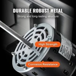 1/3 HP Furnace Blower Motor 5.2 In. Shaft Length 110/120-Volt 1075 RPM 4 Speeds CW/CCW Rotation With 11 In. Hold Hoop -Vevor vevor blower motors msfgjdjg13hp48kzgv7 1f 1000