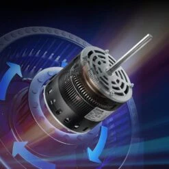 3/4HP Furnace Blower Motor 208/230-Volt 3.85 Amps 1075RPM 5 Speeds CW/CCW Rotation 48 Frame 4.8 In. Shaft Length -Vevor vevor blower motors msfgjdjg34hp581qqv6 31 1000