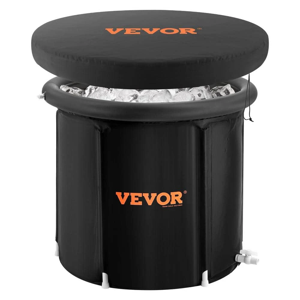 98 Gal. Ice Bath Tub, Cold Water Therapy Plunge Tub For Athlete, 1-Person 1-Jet Portable Outdoor Ice Barrel Plunge Pool 3 98 Gal. Ice Bath Tub, Cold Water Therapy Plunge Tub For Athlete, 1-Person 1-Jet Portable Outdoor Ice Barrel Plunge Pool