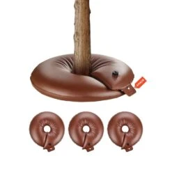 16 Gal. PVC, Tree Watering Bags, For Slow Release Drip Irrigation, 6-9 Hours, 4-Packs, Water Saving, For New Trees