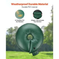 20 Gal. PVC, Tree Watering Bags, For Slow Release Drip Irrigation, 6-9 Hours, 4-Packs, Refillable, For New Trees -Vevor vevor drip irrigation kits hsjsd20gal4jcbtvev0 4f 1000