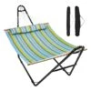 2-Person Hammock With Stand Included Heavy Duty 480 Lbs. Capacity Double Hammock -Vevor vevor fabric hammocks hfdclsxtwaxy48472v0 64 1000
