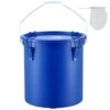 Fryer Grease Bucket 6 Gal. Rust-Proof Coating Oil Transport Container With Lid And Lock Clips For Hot Cooking, Blue -Vevor vevor fryer accessories lytls6galce9figw6v0 64 1000