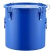 8 Gal. Fryer Grease Bucket Rust-proof Coating Oil Disposal Caddy Steel Fryer Oil Bucket For Hot Cooking Oil Filtering
