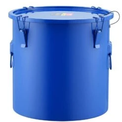 8 Gal. Fryer Grease Bucket Rust-proof Coating Oil Disposal Caddy Steel Fryer Oil Bucket For Hot Cooking Oil Filtering