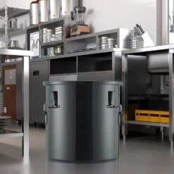 Fryer Grease Bucket 10 Gal Oil Disposal Caddy Stainless Steel Fryer Oil Bucket Oil Transport Container, Black -Vevor vevor fryer accessories whlyztbxg10j0jfetv0 31 1000