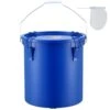 Fryer Grease Bucket 6 Gal Oil Disposal Caddy Carbon Steel Fryer Oil Bucket Oil Transport Container, Blue -Vevor vevor fryer accessories whlyzttg6jlp203xgv0 64 1000