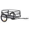 Bike Cargo Trailer 160 Lbs. Carbon Steel 3.89 Cu. Ft. Metal Garden Cart With 16 In. Wheels For 22-28 In. Bike Wheel -Vevor vevor garden carts cgkhzhjg200b5hwmpv0 64 1000