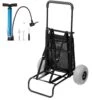 7 Cu. Ft. Steel Garden Carts 20.1 In. X 14.6 In. Cargo Deck 165 Lbs. Loading Capacity Beach Dolly W/Big Wheels For Sand -Vevor vevor garden carts sttcxg10inch7pt6xv0 64 1000