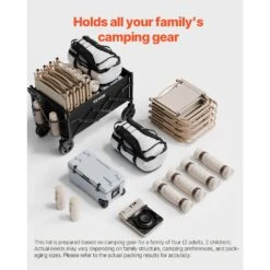 1.96 Cu Ft., Steel, Collapsible Wagon Garden Carts, All-Terrain Wheels, Heavy Duty Outdoor Utility Cart, Black -Vevor vevor garden carts zdhybxsstchsc3nlwv0 4f 1000