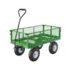 900 Lbs. 4.52 Cu. Ft. Steel, Garden Cart On Wheels, Pullable Garden Wagon Yard Cart, Outdoor Metal Utility Wagon -Vevor vevor garden carts zxhytcls900bg0tn3v0 64 1000