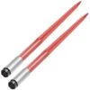 43 In. 1-3/4 In. Wide Square Hay Bale Spear Spike Garden Fork 3000 Lbs. Capacity, Red Coated (2-Pieces) -Vevor vevor garden forks cm45x1100 30002pcv0 64 1000