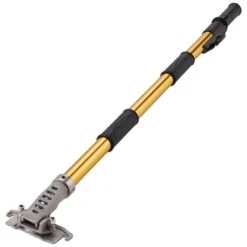 Drywall Flat Box Handle 40- 64 In. Anodized Aluminum Flat Finishing 5-Section Length Adjustable Handle Garden Trowel