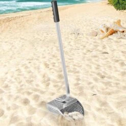 Metal Detector Sand Scoop 24.4 In. Garden Trowel Stainless Steel Metal Detecting Beach Sand Scoop Beach Metal Scoop -Vevor vevor garden trowels jbxgsctz8 6qh3c9fv0 31 1000
