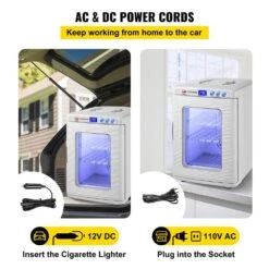 Reptile Incubator 13 In. X 15 In. X 19 In. Digital Cooling, Heating Reptile Egg Incubator For Reptiles, White Greenhouse -Vevor vevor greenhouse supplies fhq25lbsfyq5 6d01v1 fa 1000