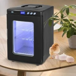 Reptile Incubator 13 In. X 15 In. X 19 In. Led Digital Display Cooling, Heating Reptile Egg Incubator, Black Greenhouse -Vevor vevor greenhouse supplies fhq25lhsfyq5 6d01v1 31 1000