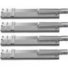 Grill Burners Stainless Steel BBQ Burners Replacement Grill Burner Replacement With 15.9 In. L Flame Grill (4-Pack) -Vevor vevor grill burners bxgrsq3v4safepep4v0 64 1000