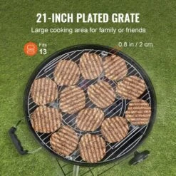 21 In. Kettle Grill Grate For 22 In. Kettle Grill Round Replacement Grates Kettle Charcoal Grill Replacement Parts -Vevor vevor grill grates lpcflkettle221dihv0 4f 1000
