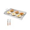 Stainless Steel Griddle 36 In. X 22 In. Universal Flat Top Rectangular Plate BBQ Charcoal Non-Stick Grill For Camping -Vevor vevor grill griddles bxgrslpdgg0000000v0 64 1000