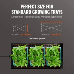 Seedling Mat 10 In. X 20.75 In. Heat Mats (2-Pack) MET-Certified Waterproof Heating Pad -Vevor vevor heat mats ymjrd10x2075qx9rkv1 44 1000