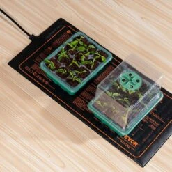 10 In. X 20.75 In. Seedling Mat Heat Mats MET-Certified Waterproof Heating Pad (4-Pack) -Vevor vevor heat mats ymjrd10x2075yx9j4v1 31 1000