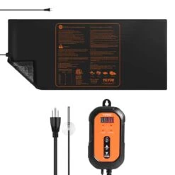 48 In. X 20.75 In. Seedling Mat With Thermostat Heat Mats MET-Certified Waterproof Heating Pad (1-Pack)