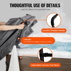 Hot Tub Cover Lift Spa Cover Lift Height 31.5-41.3 In. W 53-92.5 In. Suitable For Various Sizes Of Hot Tubs -Vevor vevor hot tub cover lifters sdsdcdb000003p0sdv0 44 1000