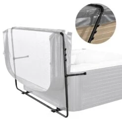 Hot Tub Cover Lift Spa Cover Lift Height 31.5-41.3 In. W 53-92.5 In. Suitable For Various Sizes Of Hot Tubs