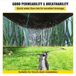 Driveway Fabric 13 Ft. X 60 Ft. Weed Block Fabric Heavy-Duty Underlayment Fabric For Driveway -Vevor vevor landscape fabric bztgb5oz4x18 3m01v0 1f 1000