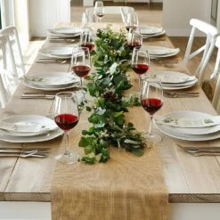 Burlap Fabric Roll, 14 In. X 150 Ft. And 50 X 50 High Density Wide Natural Burlap Fabric Rolls, Cabinet Type -Vevor vevor landscape fabric cmbj14inches3mbhiv0 31 1000