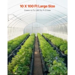 Plastic Sheeting Heavy Duty 10 X 100 Ft. 6 Mil Thick Plastic Sheeting Roll Underlayment Polyethylene Black -Vevor vevor landscape fabric slm10ft100ft75m0gv0 4f 1000