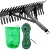 Pond Rake 24 In. Aquatic Weed Rake Double Sided Lake Weed Cutter Weed Rakes Tool For Pond Landscaping With 66 Ft. Rope -Vevor vevor landscaping rakes ccb24ycscb0000001v0 64 1000