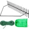Pond Rake 32 In. Aquatic Weed Rake Double Sided Lake Weed Cutter Clean Aquatic Weeds Silt Lake Rakes With 66 Ft. Rope