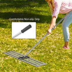 Drag Harrow 30 In. X 10 In. Lawn Leveler Tool Lawn Leveling Rake With 77 In. Handle Stainless Steel Soil Leveling Tool 16 Drag Harrow 30 In. X 10 In. Lawn Leveler Tool Lawn Leveling Rake With 77 In. Handle Stainless Steel Soil Leveling Tool -Vevor vevor landscaping rakes cdzpq30x10yc00001v0 44 1000