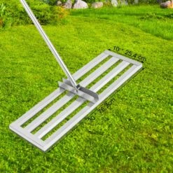 Drag Harrow 30 In. X 10 In. Lawn Leveler Tool Lawn Leveling Rake With 77 In. Handle Stainless Steel Soil Leveling Tool 14 Drag Harrow 30 In. X 10 In. Lawn Leveler Tool Lawn Leveling Rake With 77 In. Handle Stainless Steel Soil Leveling Tool -Vevor vevor landscaping rakes cdzpq30x10yc00001v0 4f 1000
