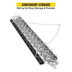 Drag Harrow 4 Ft. X 5 Ft. ATV Chain Harrow UTV Tractor Durable Harrow With 84 In. Handle Rake Grader Lawn Leveling Rake -Vevor vevor landscaping rakes cdzpq45yc00000001v0 fa 1000