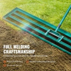 Lawn Leveling Rake 48 In. X 10 In. Level Lawn Tool Heavy-duty Lawn Leveler With 78 In. Steel Extended Handle Rake Suit -Vevor vevor landscaping rakes cppzp1048000tbpbmv0 44 1000