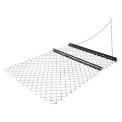 86 In. Drag Harrow 4 Ft. X 5 Ft. ATV Chain Harrow Q235 Steel UTV Tractor Attachments Field Drag Mat