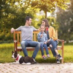 Outdoor Bench, 50 In.es Wood Garden Bench For Outdoors, Outdoor Garden Park Bench With Backrest And Armrests -Vevor vevor outdoor benches gyzymz50yc00q2q8nv0 31 1000